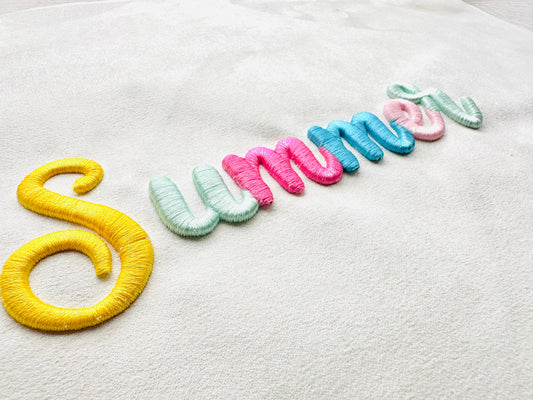 Puffy Puff Foam Handwritten Font