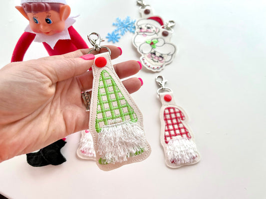 Fringed Beard Gnome Keychain