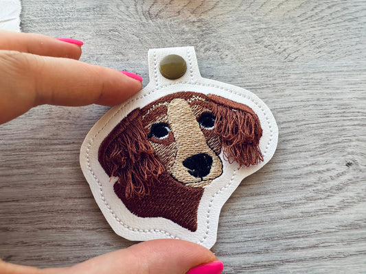 Dachshund Dog Puppy Keychain