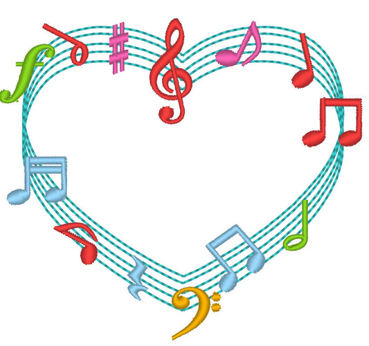 Love Music Rock Attitude Monogram Frame