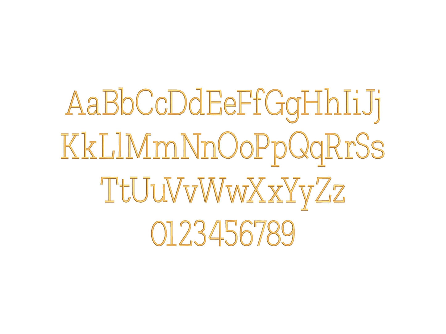 Christmas Tree Font Set of 2