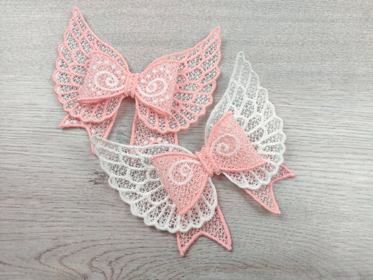 Little Princess Bow Angel Wings FSL