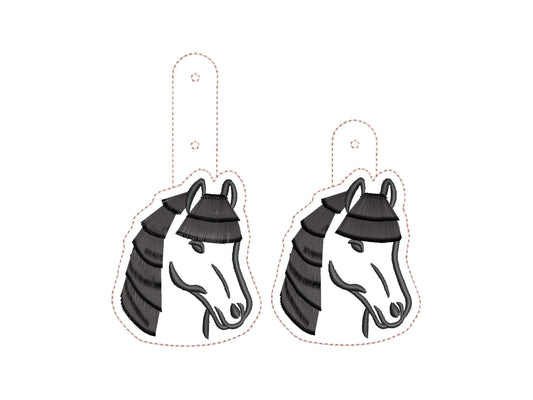 Horse Fringed Hair Keychain