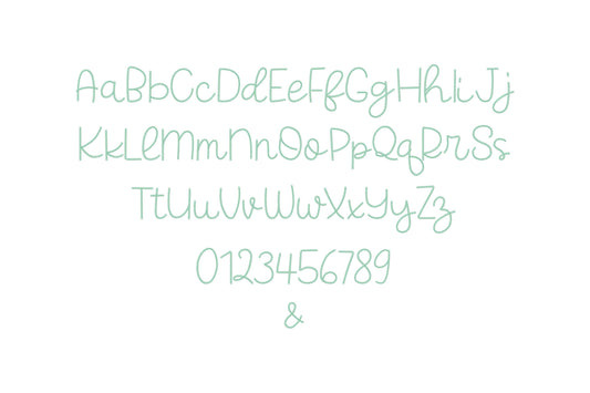 Extra Bold Chain Stitch Handwritten Font Piper