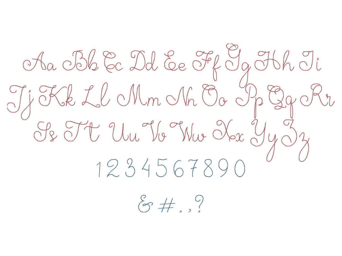Mini Bean Stitch Handwritten Font