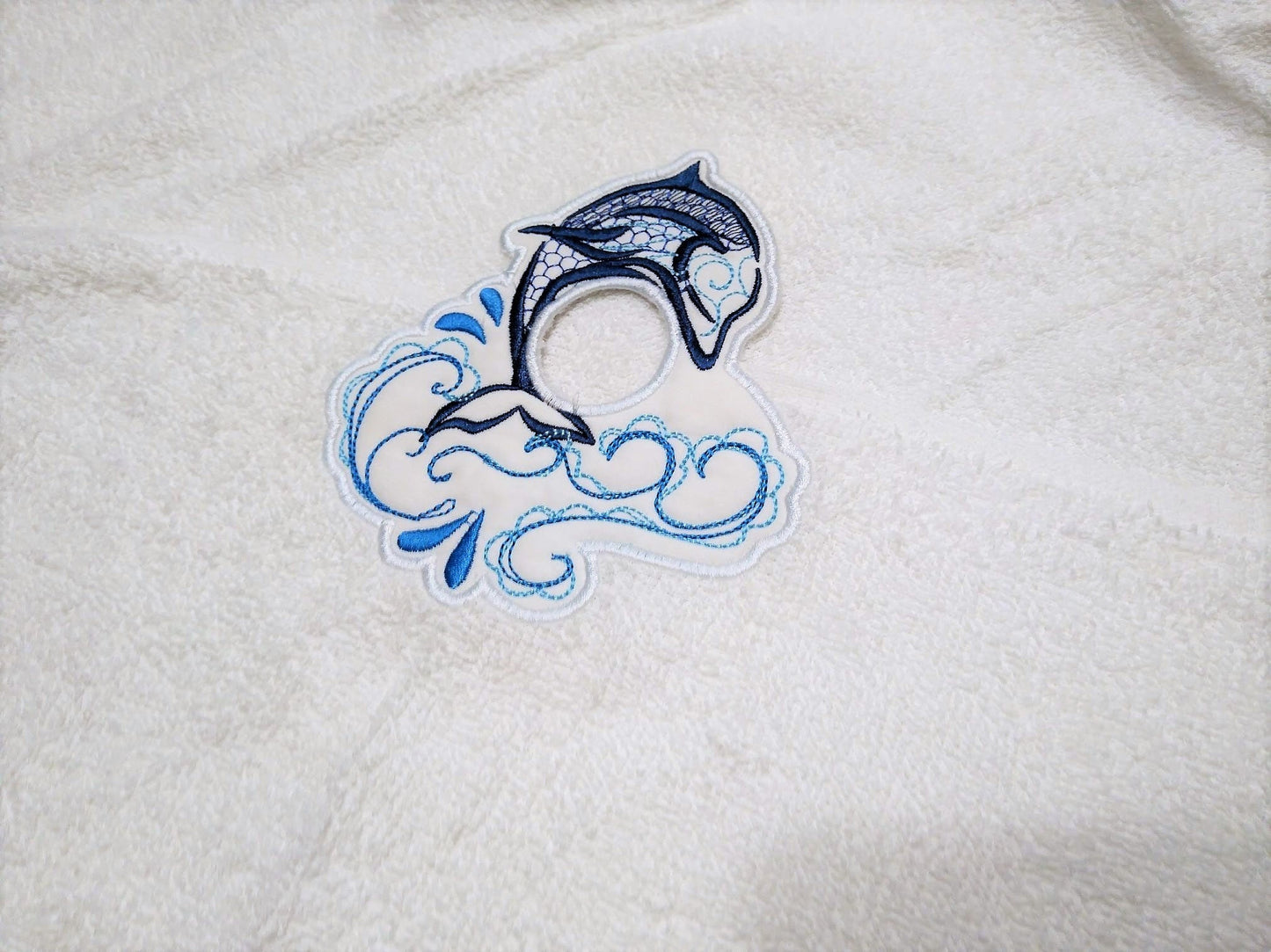 Dolphin Towel Hanging Hole Topper
