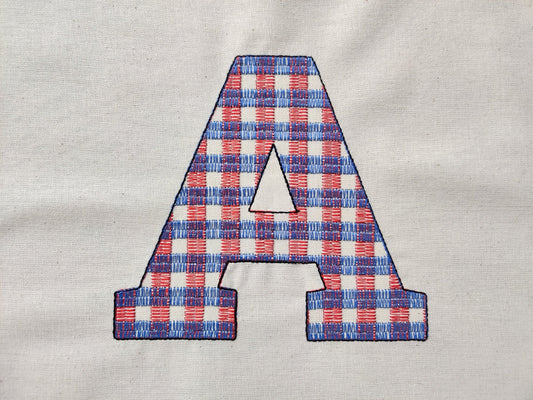 Tartan Plaid Gingham Christmas Font