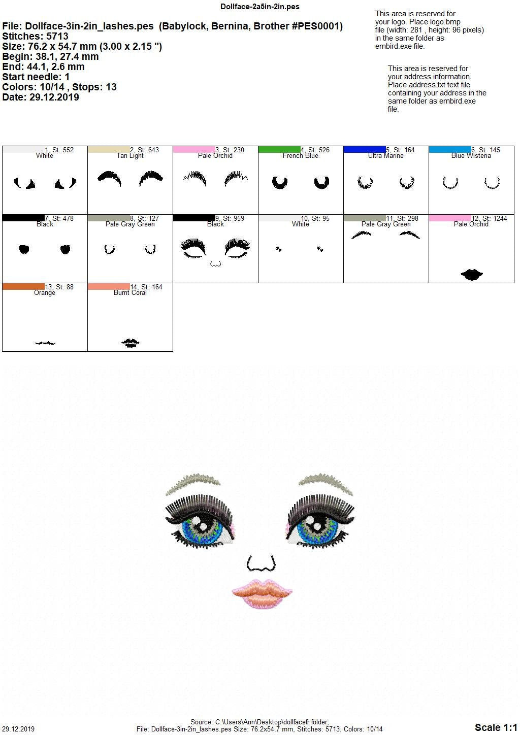 Doll Face Fringed Eyelashes Iridescent Eyes