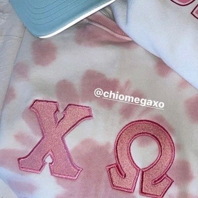 Greek Font Sororities Fill Stitch