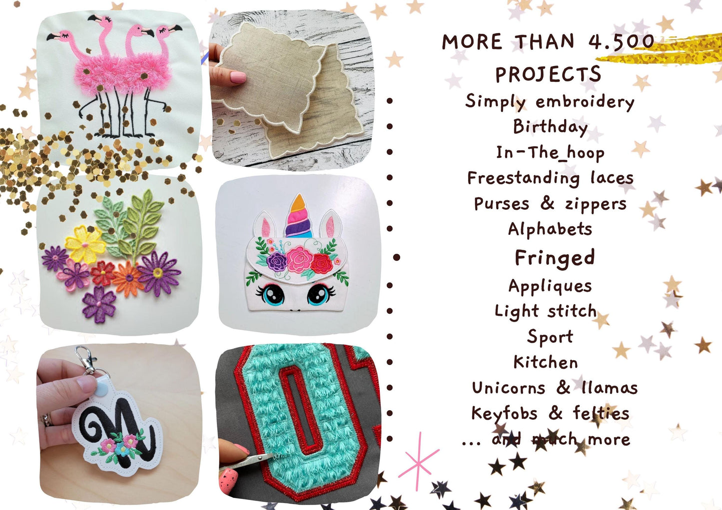 Satin stitch handwritten Font script alphabet Monogram letters kids