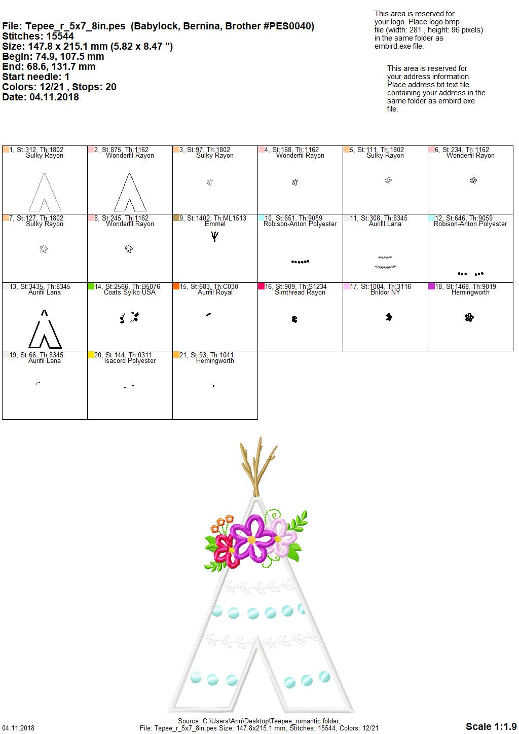 Tepee Teepee Tipi with Floral Crown