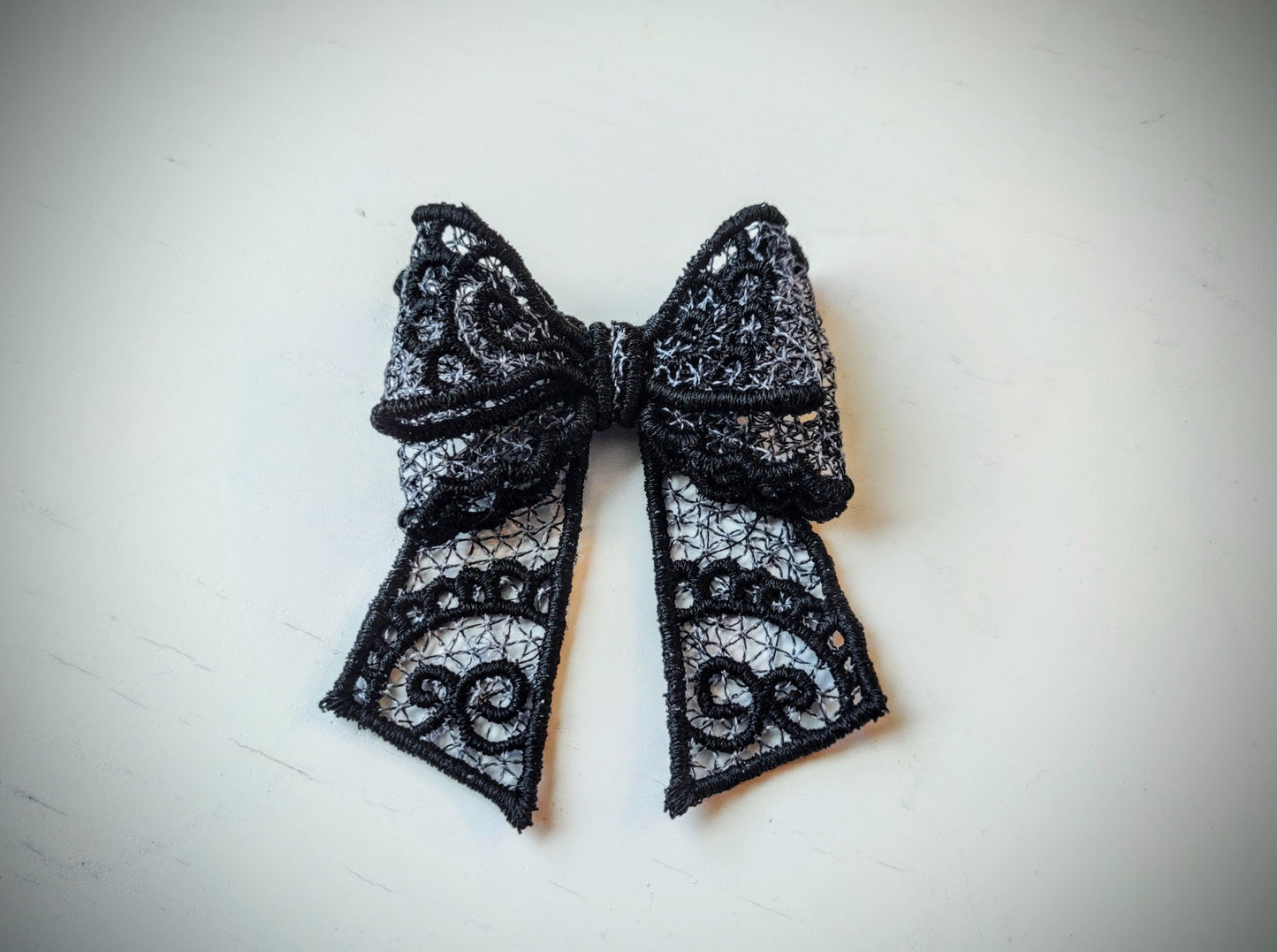 Girly Lace Bow 3D Dimensional FSL