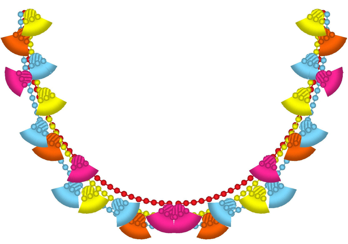 Fringed Tassel Necklace