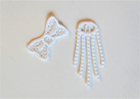 Princess Girls Bow Charm Hairclip