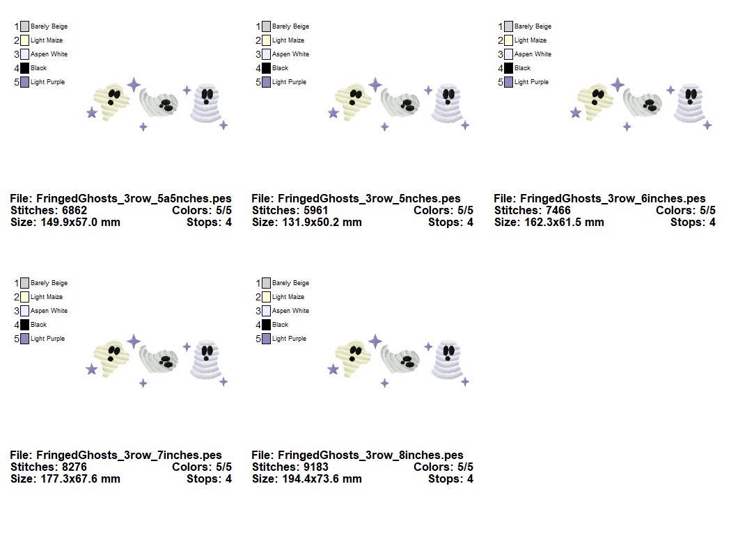Fringed Ghost 3 in a row