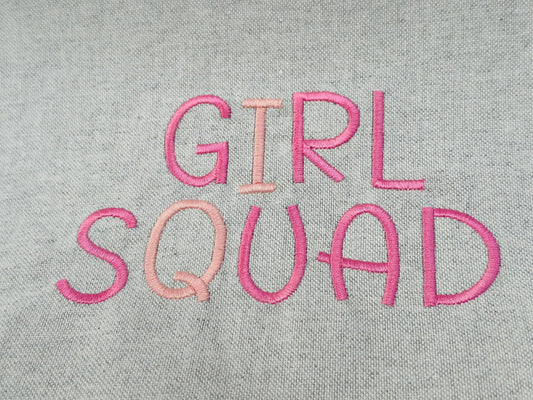 Baby Satin Stitch Fancy Font