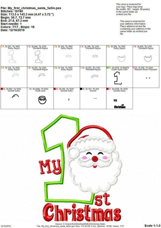 My First Christmas Santa Claus