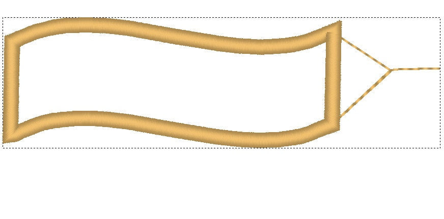 Airplane with Banner and without Applique