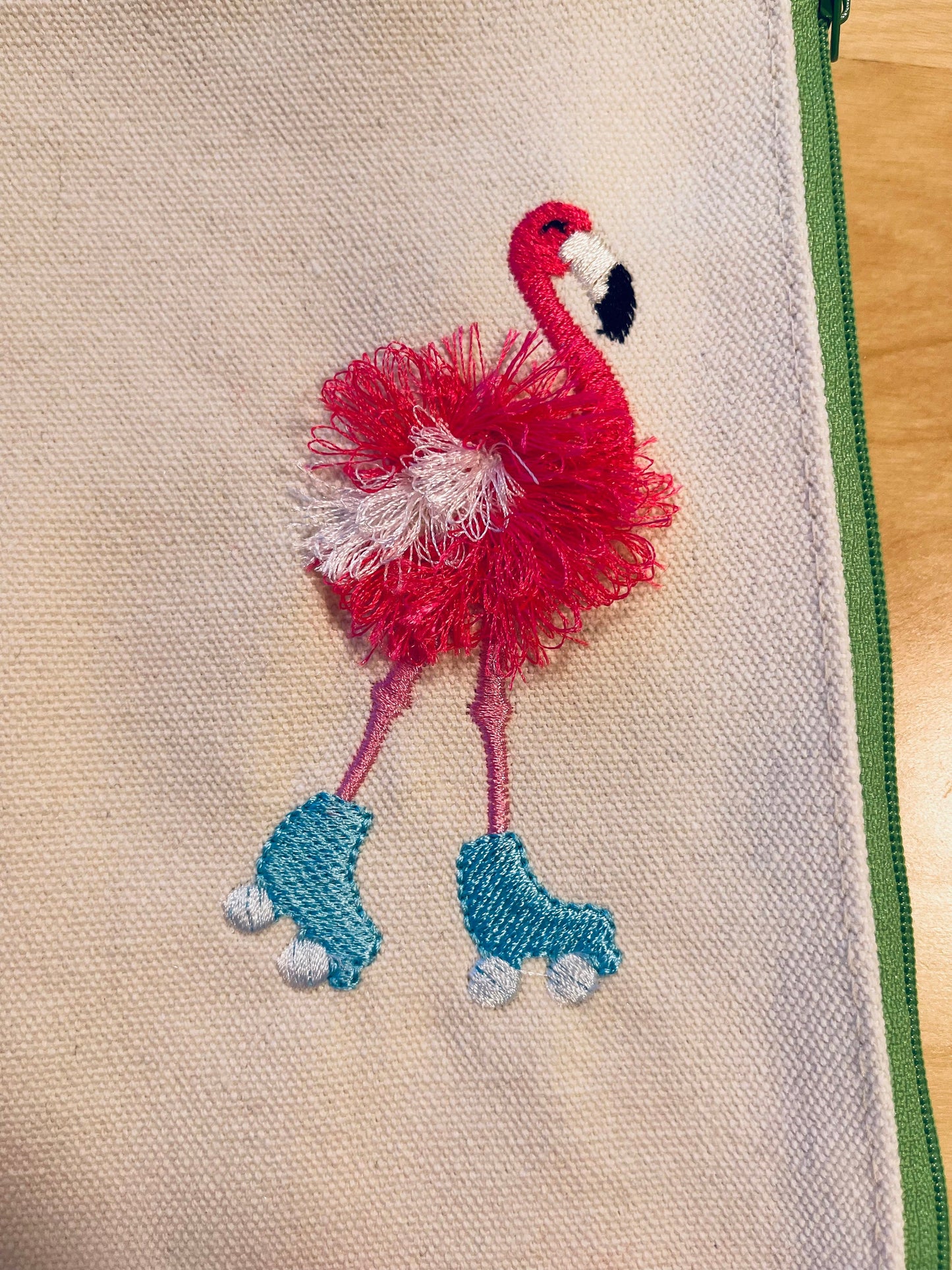 Fringed Flamingo Roller Skates