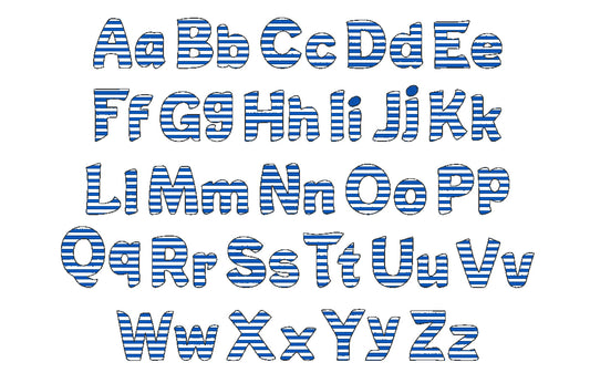 Patriotic 4th of July Stars and Stripes Font