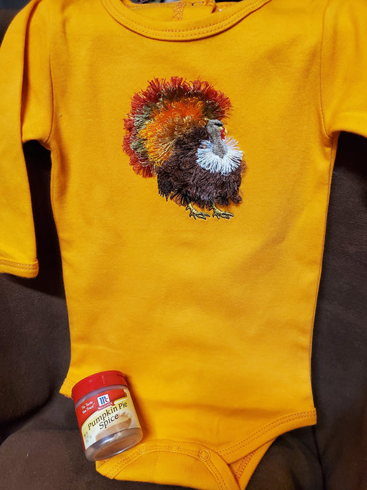 Fringed Thanksgiving Turkey Bird