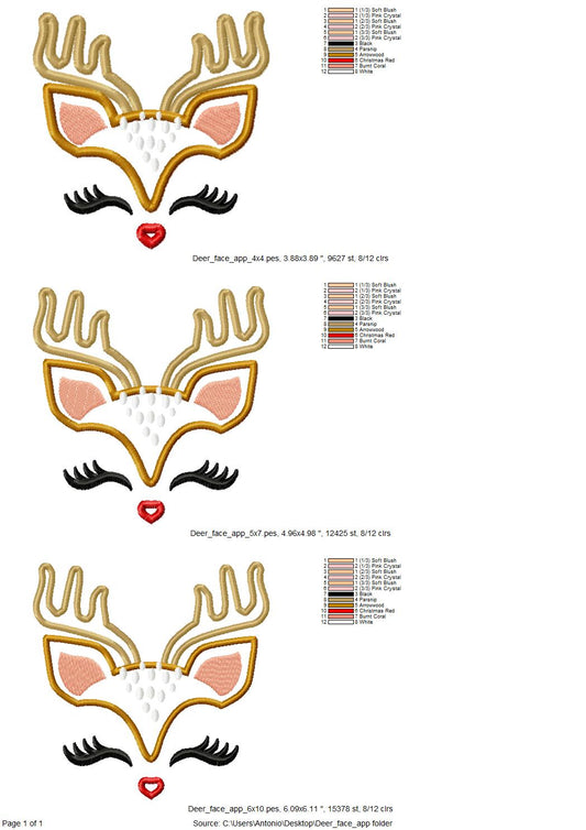 Pretty Eyes Deer Reindeer
