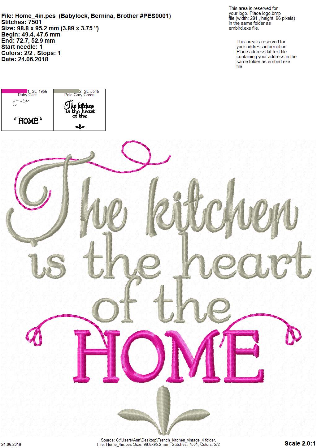 French Vintage Kitchen Towel Quote SET of 4
