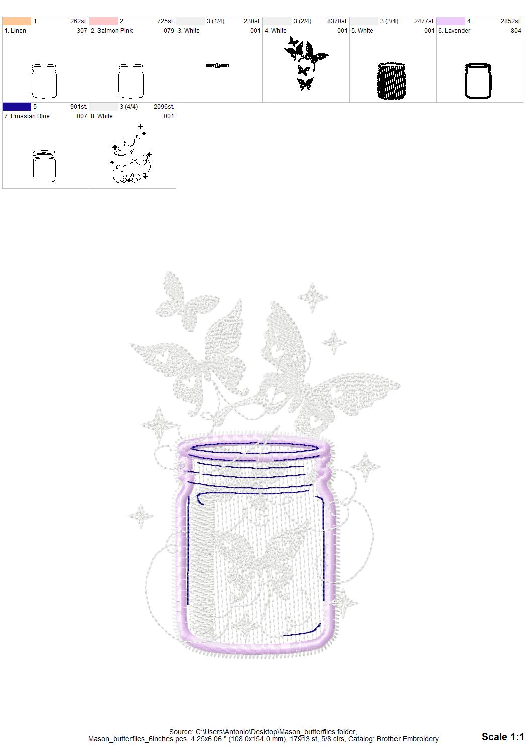 Magic Mason Jar and Butterflies