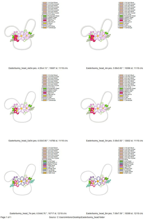 Easter Bunny Applique