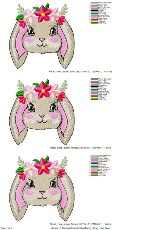 Floral Crown Bunny