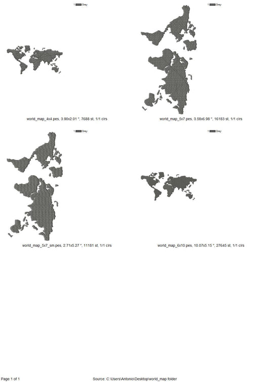 Wanderlust World Map