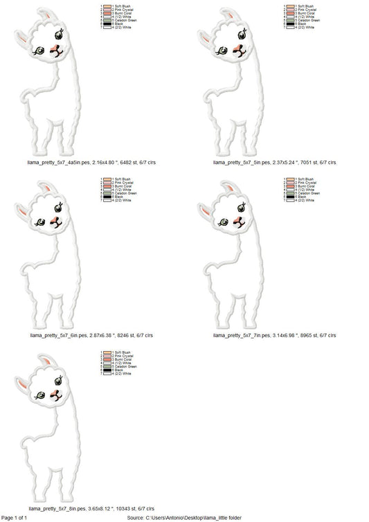 Llama no Drama Applique