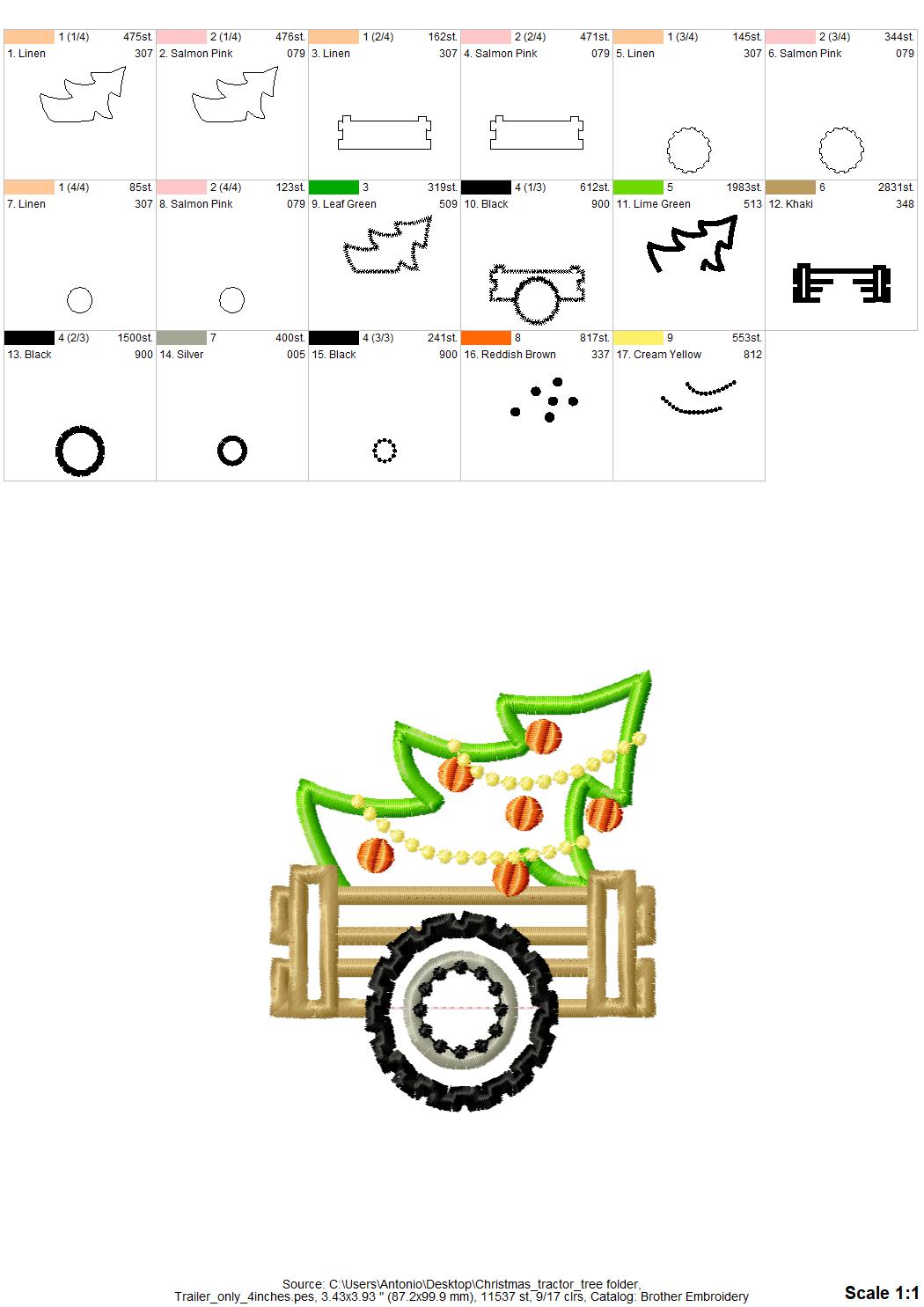 Christmas Tractor