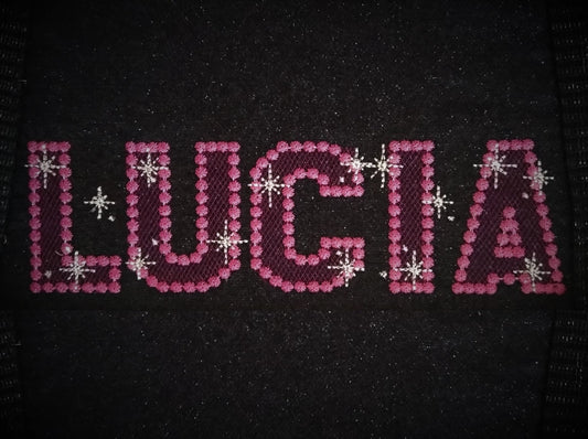 Sparkling Dancer Sport Font Applique