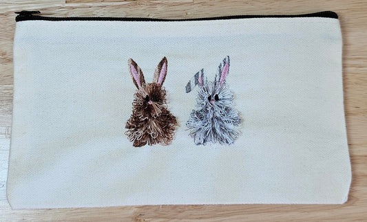 Fringed Easter Bunny 3 in a row