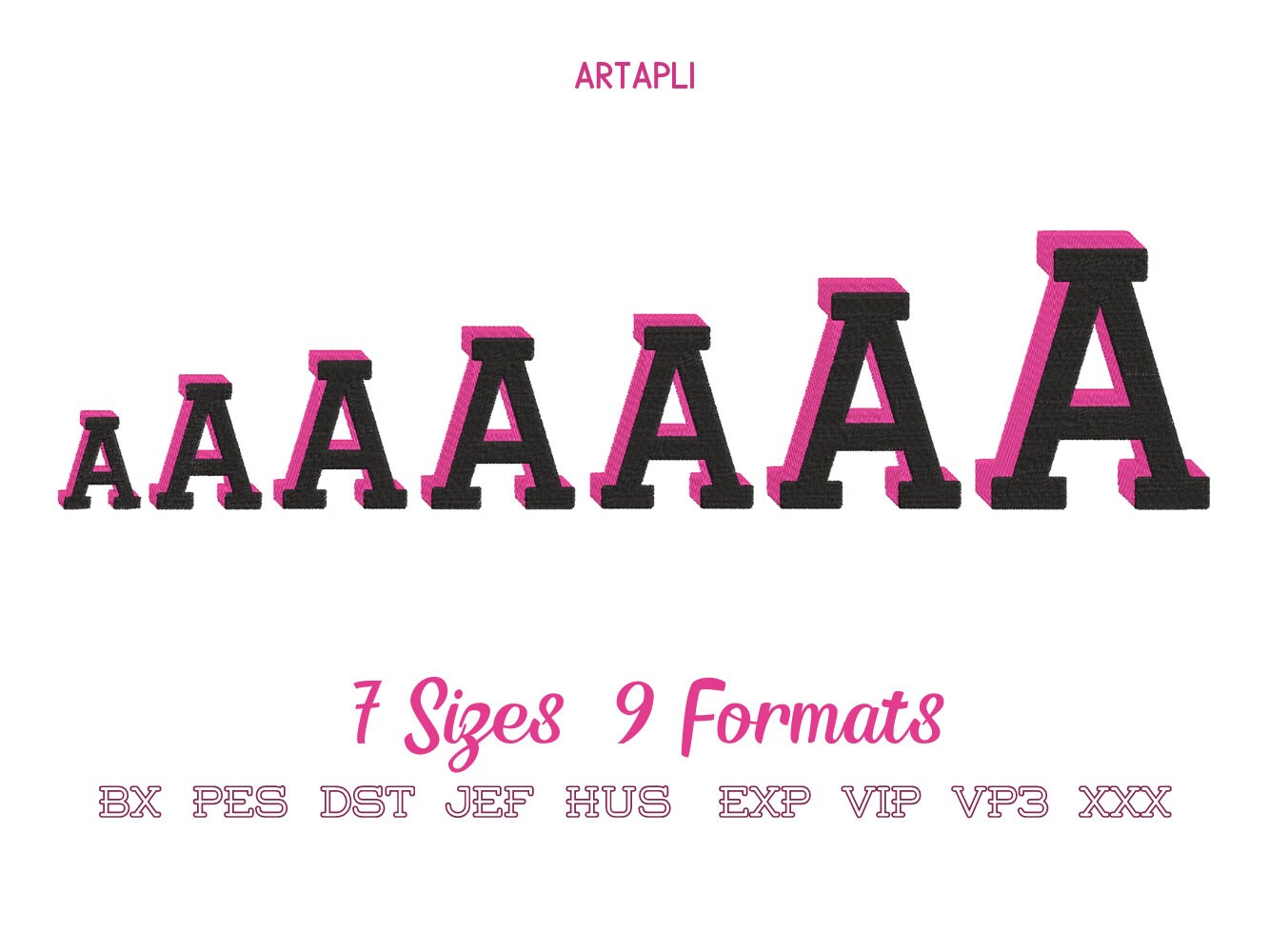Varsity Block Shadow Sororities Greek Font