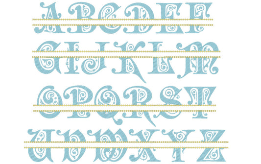 Elegant Split Monogram Font