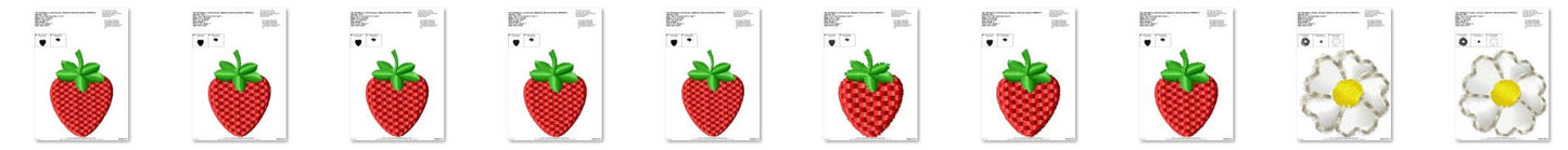 Mini Strawberry and Flower