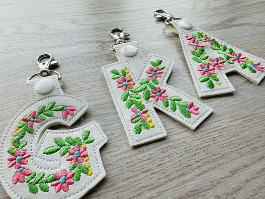 Floral Mini Flower Keychain