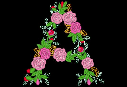 Urban Roses Floral Font