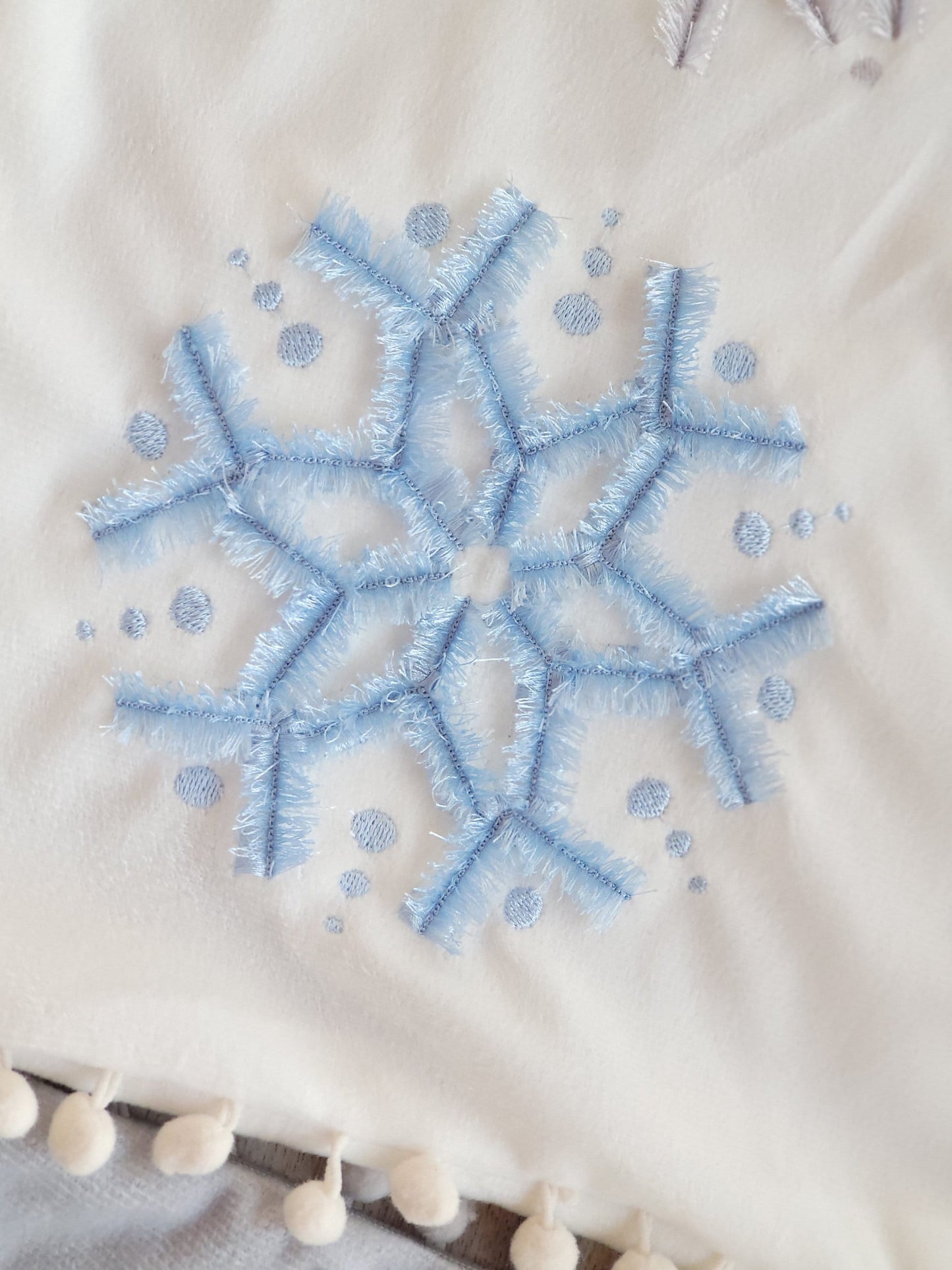 Fringed Snowflake Set of 6