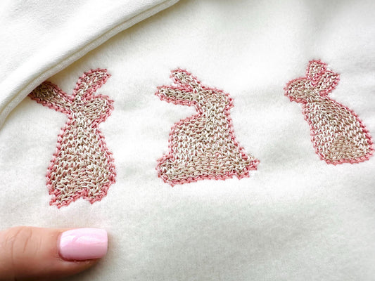 Easter Bunny Silhouette Set Of 5