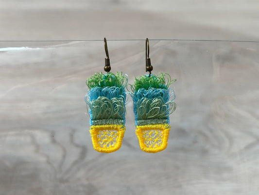 Fringed Cactus Earrings FSL