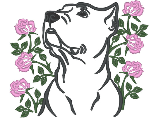 The Cane Corso Italian mastiff Dog puppy pet machine embroidery designs