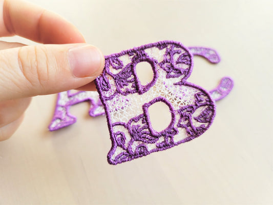 Delicate Lace Monogram Font FSL