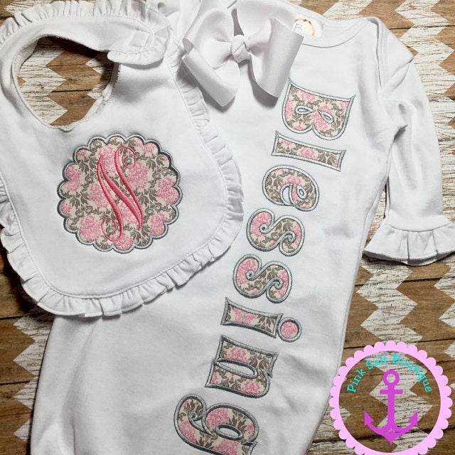 Monogram Font Applique