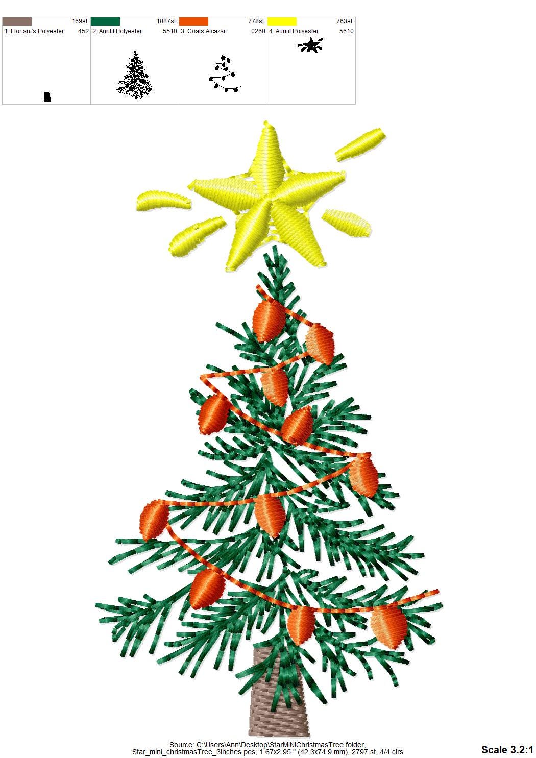 Mini Christmas Tree with Lights