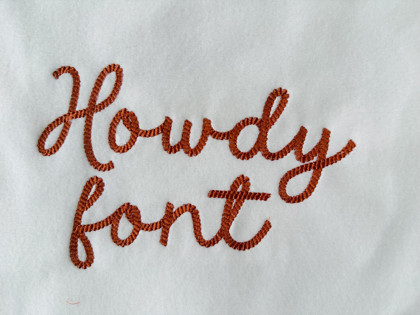 Cowboy Rope Stitch Handwritten Font