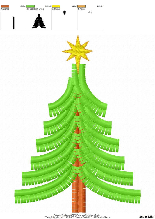 Boho Fringed Christmas Tree