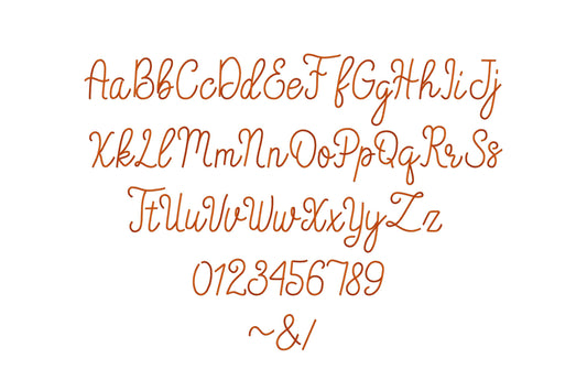 Handwritten Rope Stitch Font Sandy